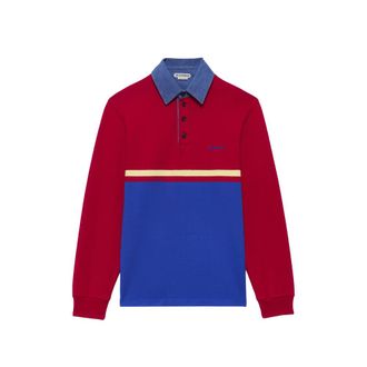 J.W.Anderson Colour-block Long-sleeve Polo Shirt