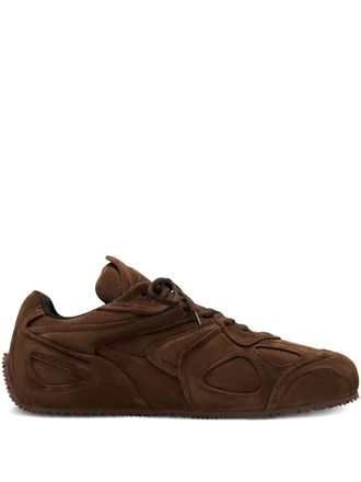 Axel Arigato Slow Runner suede panelled sneakers - men - Suede/Recycled Polyester/Microfibre/Rubber - 41 - Brown