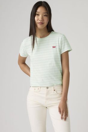 Levi's Perfect Tee - Mujer - XS - Azul / Emily Stripe Pale Blue