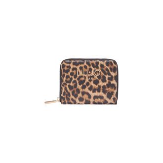 Liu Jo Wallets & Cardholders, female, Brown, Size: ONE SIZE Leopard Pattern Zip Wallet