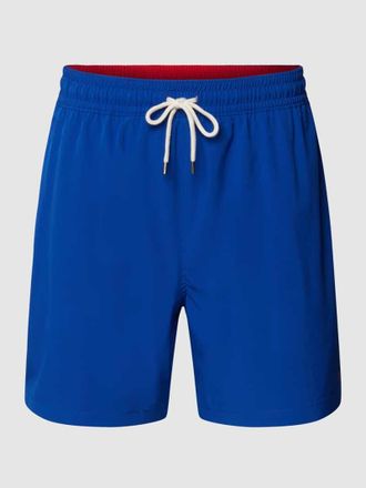 Ralph Lauren Badehose mit kontrastiven Details in Royal, Größe XXL