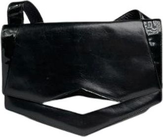 Givenchy Pre-owned Shoulder Bags, female, Black, Size: ONE SIZE Pre-owned Leather Crossbody Bag