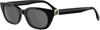 Fendi Sunglasses, female, Black, Size: 51 MM Forever Cat Eye Sunglasses