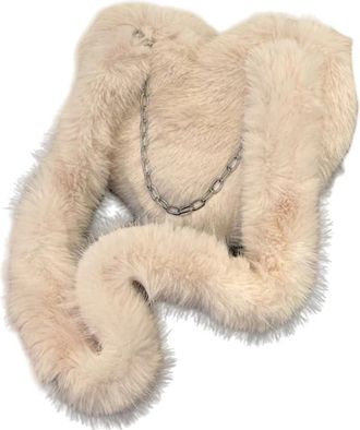 Generic Autumn and winter furry love shoulder bag womens hand-to-hand fashion versatile crossbody bag