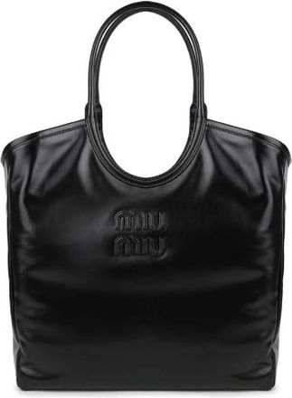Miu Miu Vintage, unisex, Zwart, ONE Size, Leer, Pre-owned Ivy Shoulder Bag
