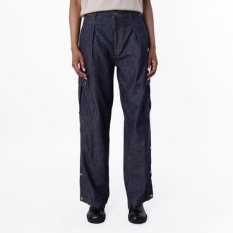 Burberry Cotton Denim Cargo Jeans, Waist Size 29