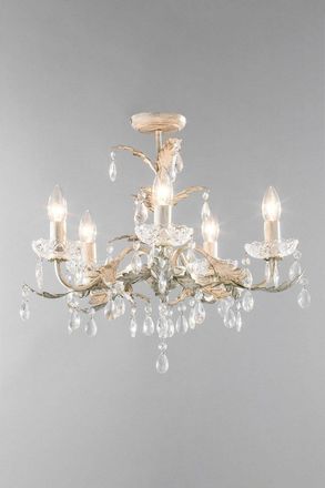 BHS Paisley Chandelier in Cream