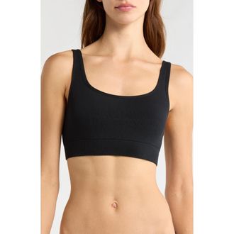 Lunya Seamless Bralette in Immersed Black at Nordstrom, Size X-Small