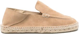 Maneb&igrave; Traveler suede espadrilles - men - Fabric/Calf Suede/Jute/Rubber - 41 - Neutrals