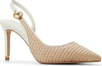 Ted Baker Sadie Pointed Toe Slingback Pump in Natural at Nordstrom, Size 6.5 M