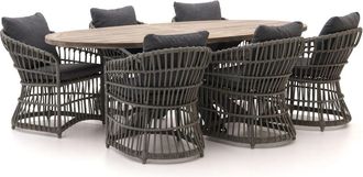 Intenso Furniture Intenso Cameri/ROUGH-Y Ellips 240cm dining tuinset 7-delig