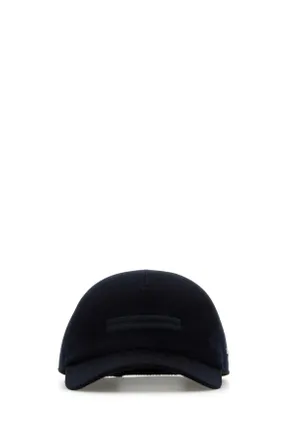Ermenegildo Zegna Midnight Blue Cashmere Baseball Cap