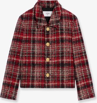 Celine Blazer madras in lana, cotone e mohair - CELINE - gender_Woman