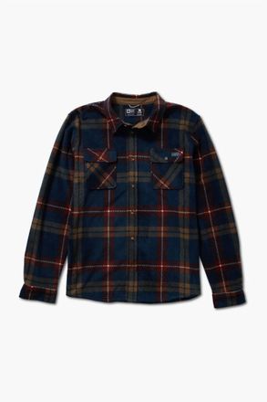 Salty Crew Mens Swellter Polar Fleece Shirt In Navy