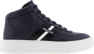 Bally Curter Leather High-Top Sneakers, Brand Size 39 ( US Size 6 )