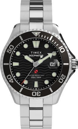 Timex Deepwater Meridian 200 Bracelet Watch, 44mm in Black at Nordstrom