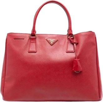 Prada Pre-owned Handbags, female, Red, Size: ONE SIZE Pre-owned Vintage Handbag