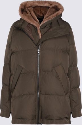 Lou Andr&eacute;a Coats Kaki/Pasten-Donna