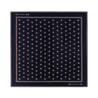 Max Mara Accessoires, Dames, Blauw, ONE Size, Silky Scarves