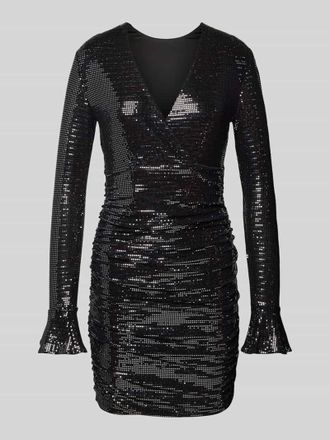 Guess Minikleid mit Allover-Paillettenbesatz Modell BRITNEY in Black, Gr&ouml;&szlig;e XS
