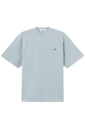 Stone Island PATCH LOGO 2100030 T SHIRT Size: 3XL, colour: ASH GREY