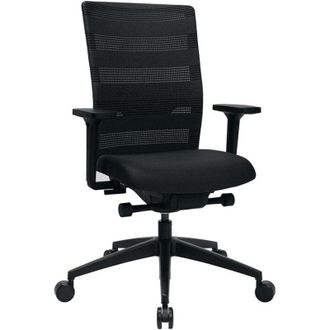 Topstar Sill&oacute;n Giratorio De Oficina Con Tecnolog&iacute;a S&iacute;ncrona Negro 450-570mm M.reposabrazos Trgf.110kg