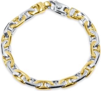 Pompeii3 Mens Designer Mariner Link 14k Gold (32gram) or Platinum (52gram) 7.5mm Bracelet 8