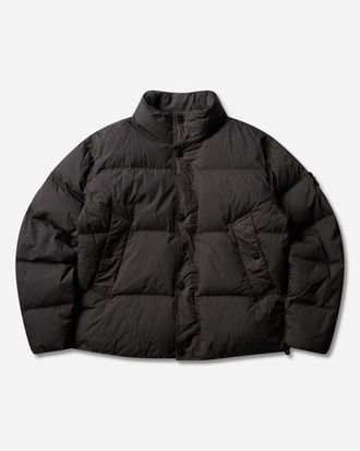 Stone Island Men s Crinkle Reps NY Down Jacket Lead Grey