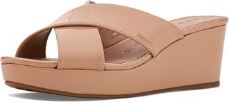 Aerosoles Cruis Womens Wedge Shoes Beige Bisque Faux Patent : 6.5 B - Medium, Faux Leather