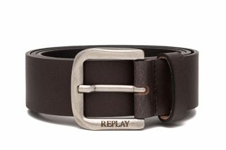 Replay Lederg&uuml;rtel REPLAY, Herren, Gr. 105, schwarz (schwarzbrwn), Rindsleder, G&uuml;rtel Lederg&uuml;rtel