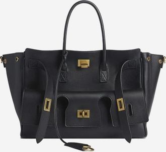 Balenciaga Black Bel Air Carry All Tote
