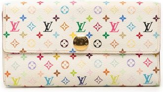 Louis Vuitton Blanc White Pvc Leather Long Wallet (Bi-Fold) (Pre-Owned)
