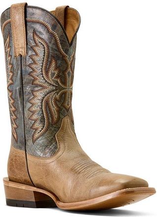 Ariat Preston Wide Square Toe Cowboy Boot in Light Brown at Nordstrom, Size 11.5