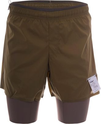 SATISFY Tech Silk Shorts with Dual-Layer Structure and Reflective Details