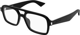 Saint Laurent SL 961 Optisch Montuur - Heren - Brillen - Zwart - 54 MM - Accessoires