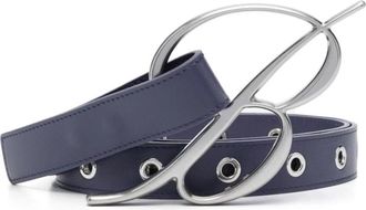 Blumarine Belts - Dames - Riemen - Blauw - M - Accessoires