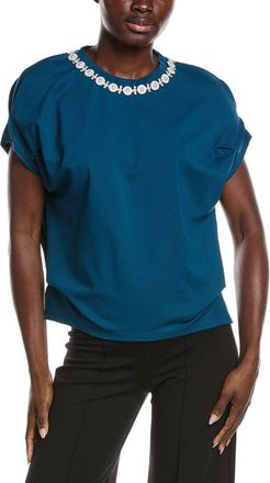 Gracia Pearl Work Round Neck Top