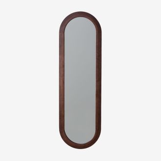 Sklum Sklum - Specchio Ovale Da Parete 50x165 Cm In Legno Di Rovere Munar