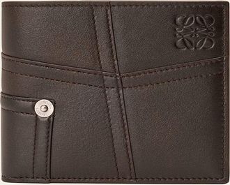 Loewe Mens Panta Leather Bifold Wallet