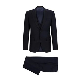 HUGO BOSS Heren, Pakken, Blauw, Maat: XL