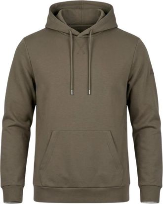H&egrave;SKIMO Capp Chiuso Interlock Moro - Heren - Hoodies - Bruin - L - Hoodies & sweatvesten