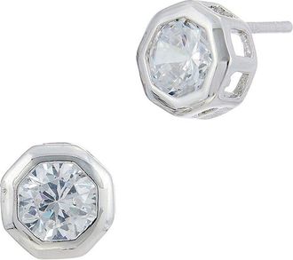 Savvy Cie Jewels Silver Cz Studs