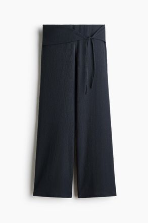 H&M Jerseyhose mit Bindedetail - Blue