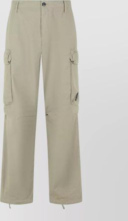 C.P. Company cargo cotton trousers belt loops wide leg