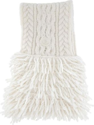 Moncler Sciarpa con frange - Toni neutri