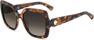 Kate Spade New York Amaya Zonnebril - Dames - Zonnebrillen - Bruin - 55 MM - Accessoires