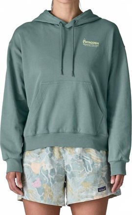 Patagonia Water People Waveside Daily Hoody In Blue Sage