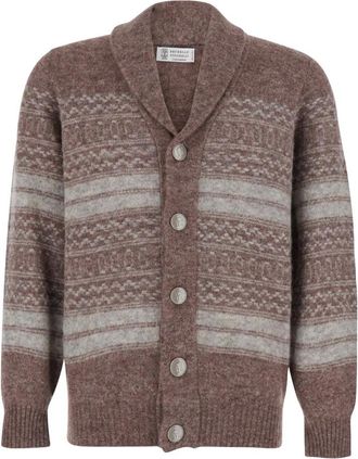 Brunello Cucinelli Uomo, Maglie, Marrone, M, new
