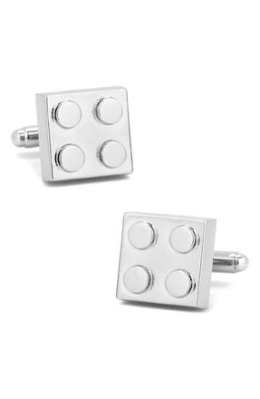 Cufflinks Inc. Building Block Cuff Links in Metallic Silver at Nordstrom