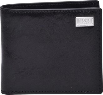 Diesel Accessoires, Heren, Zwart, ONE Size, Leer, Diesel portafoglio